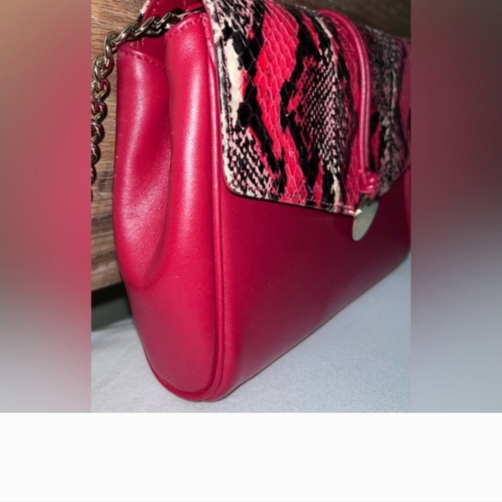 Jimmy Choo Red Python Crossbody Bag - image 6